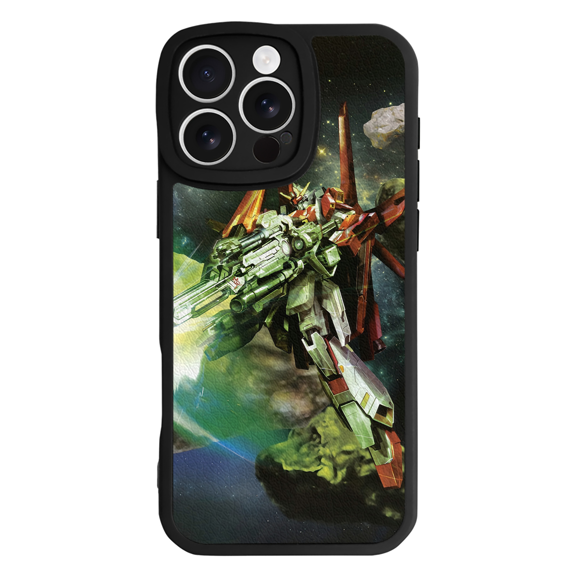 （画像用） 機動戦士ガンダム Mobile Suit Gundam 【iPhone 16シリーズ対応】シリコンスマホケース（レザー調） 材質：シリコン